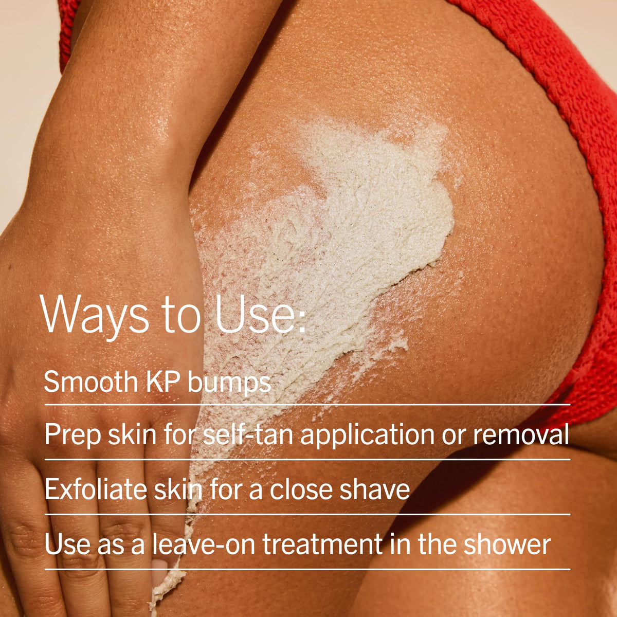 First Aid Beauty KP Bump Eraser Scrub lifestyle scene