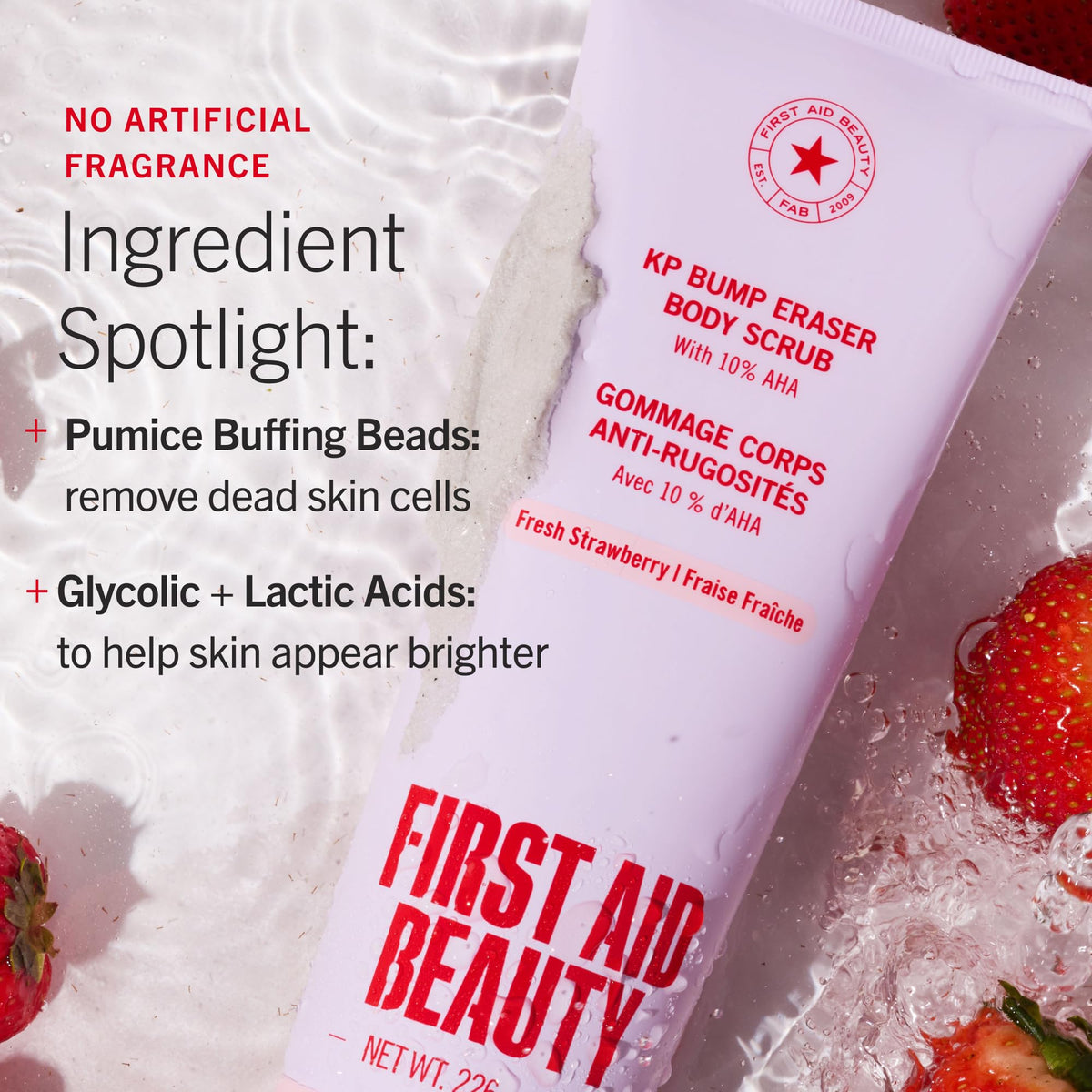 First Aid Beauty KP Bump Eraser Scrub packaging