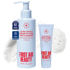 First Aid Beauty Pure Skin Face Cleanser 5 oz front view