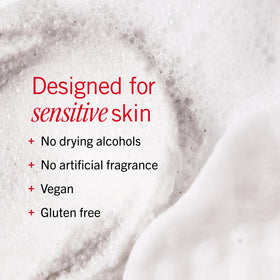 First Aid Beauty Pure Skin Face Cleanser in bathroom setting