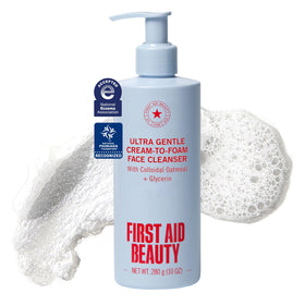First Aid Beauty Ultra Gentle Cleanser front view 10 oz
