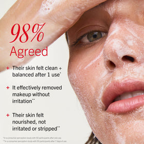 First Aid Beauty Ultra Gentle Cleanser with ingredients