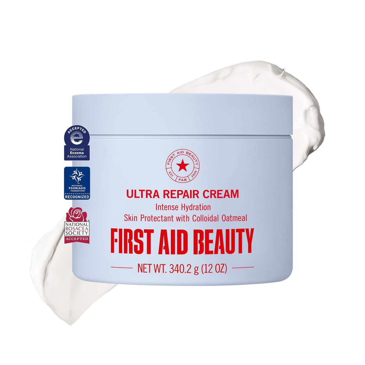 First Aid Beauty Ultra Repair Cream 12 oz front view