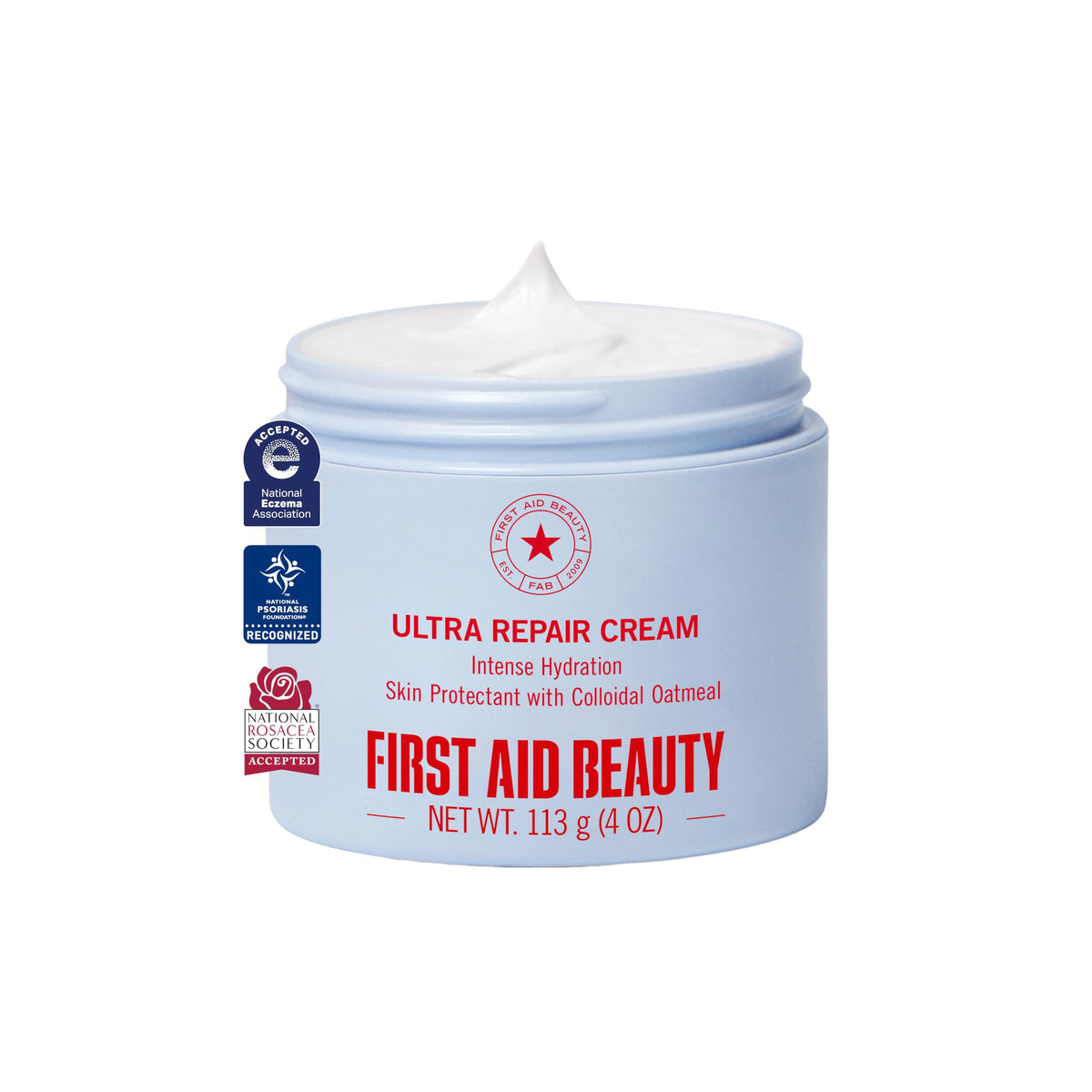 First Aid Beauty Ultra Repair Cream 4 oz front view