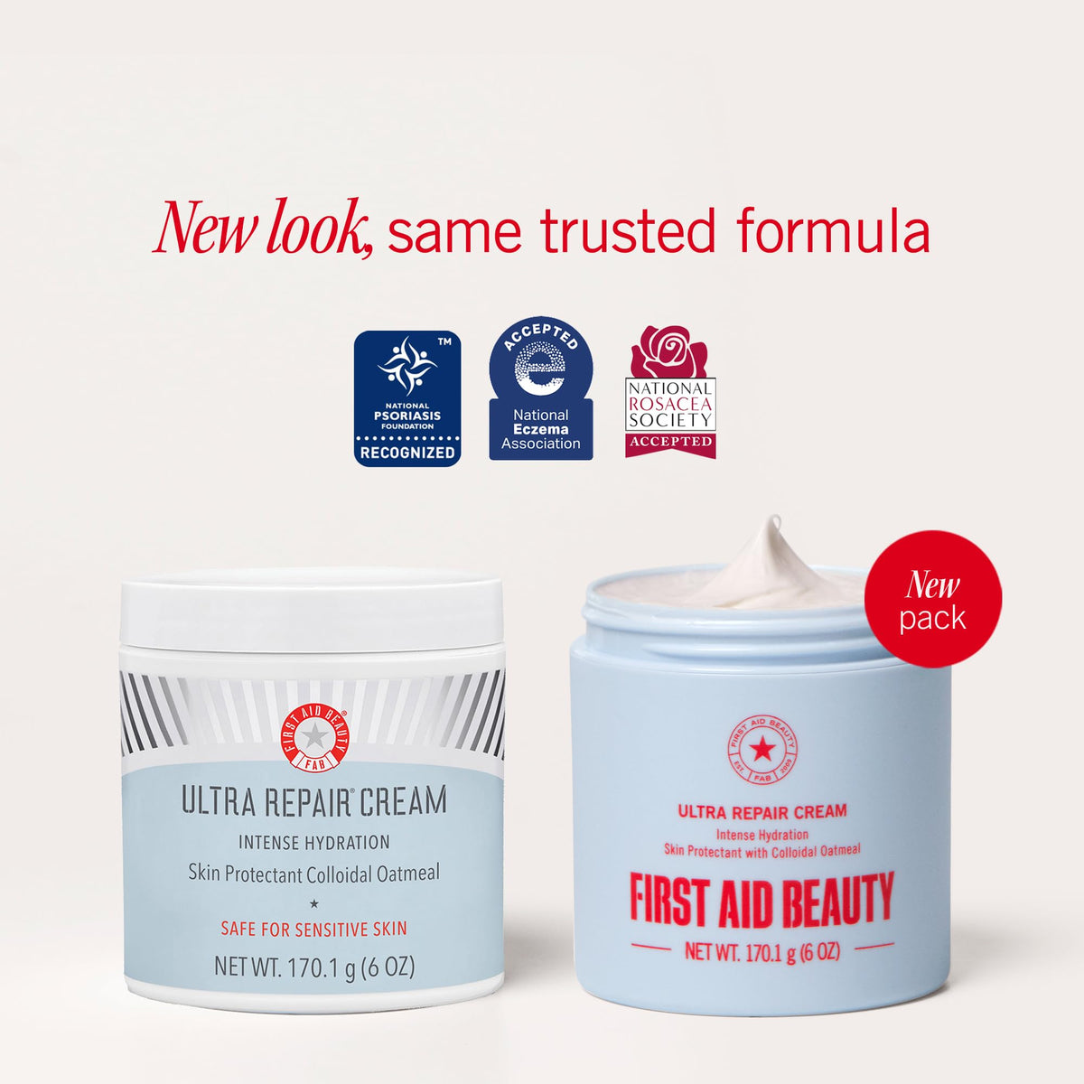 First Aid Beauty Ultra Repair Cream 6 oz back view