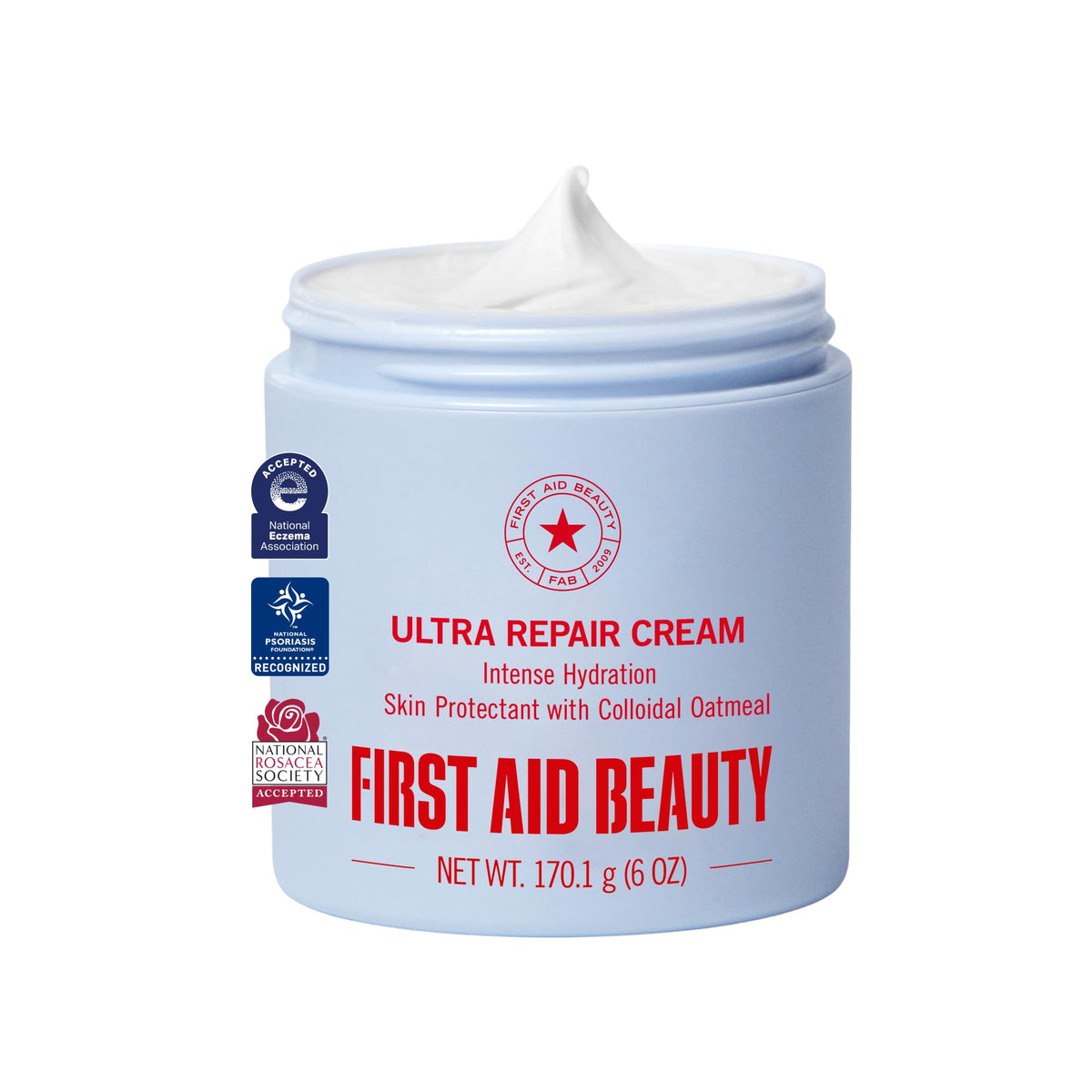 First Aid Beauty Ultra Repair Cream 6 oz front view