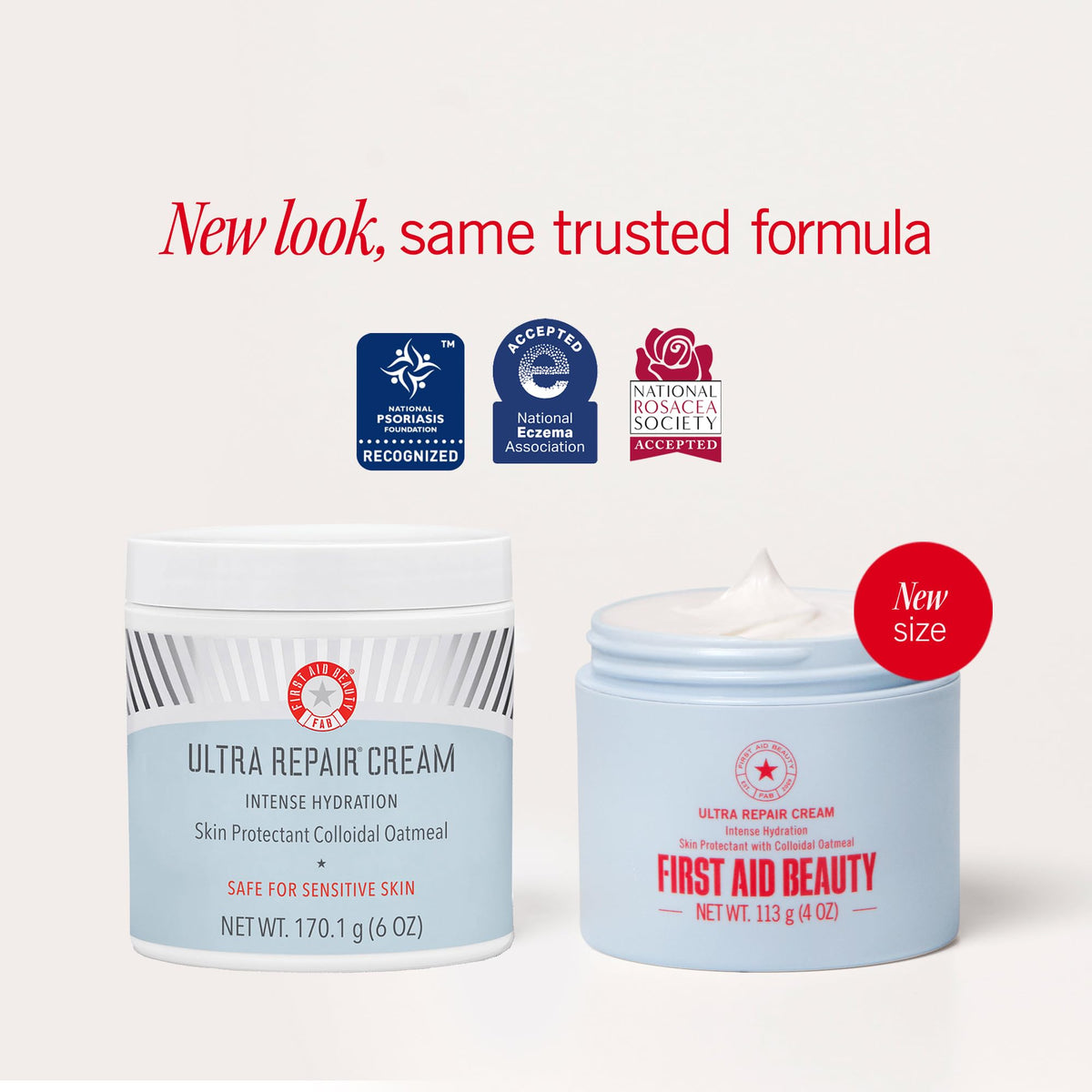 First Aid Beauty Ultra Repair Cream application on skin