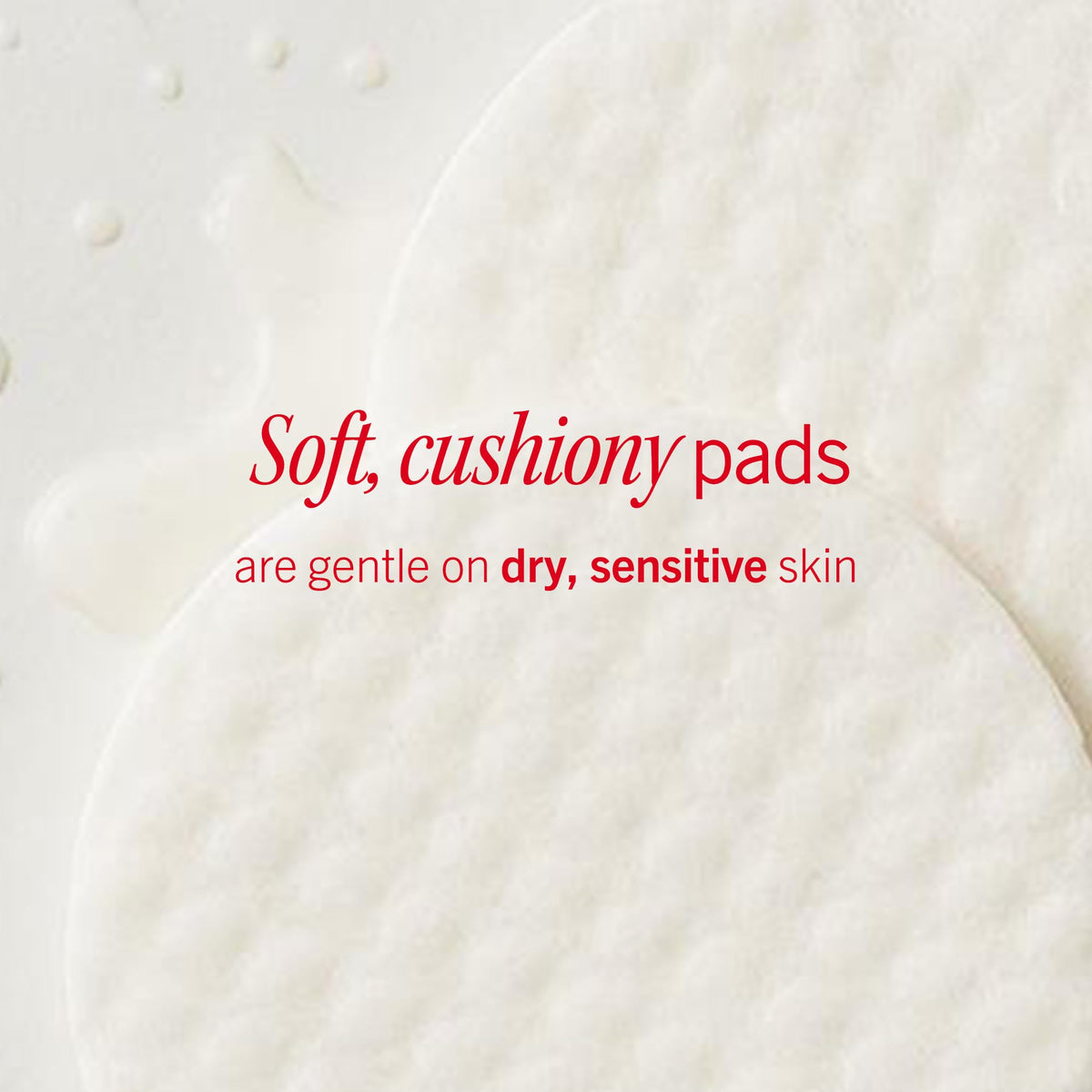 First Aid Beauty Ultra Repair Hydrating Pillow Pads in use on a model's face