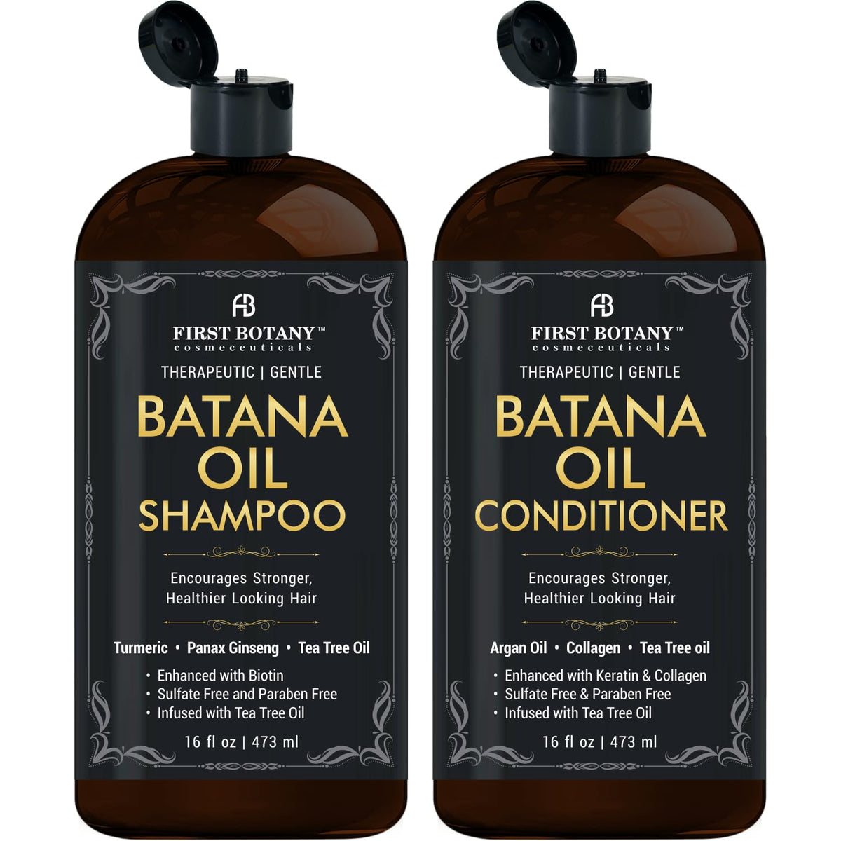 First Botany Batana Oil Shampoo and Conditioner front view