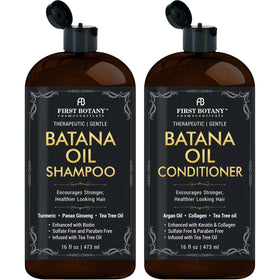 First Botany Batana Oil Shampoo and Conditioner front view