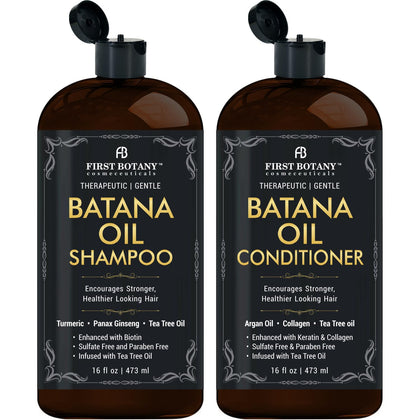 First Botany Batana Oil Shampoo and Conditioner front view