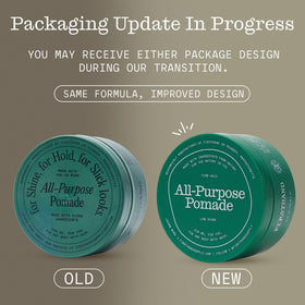 Firsthand All-Purpose Hair Pomade packaging side view