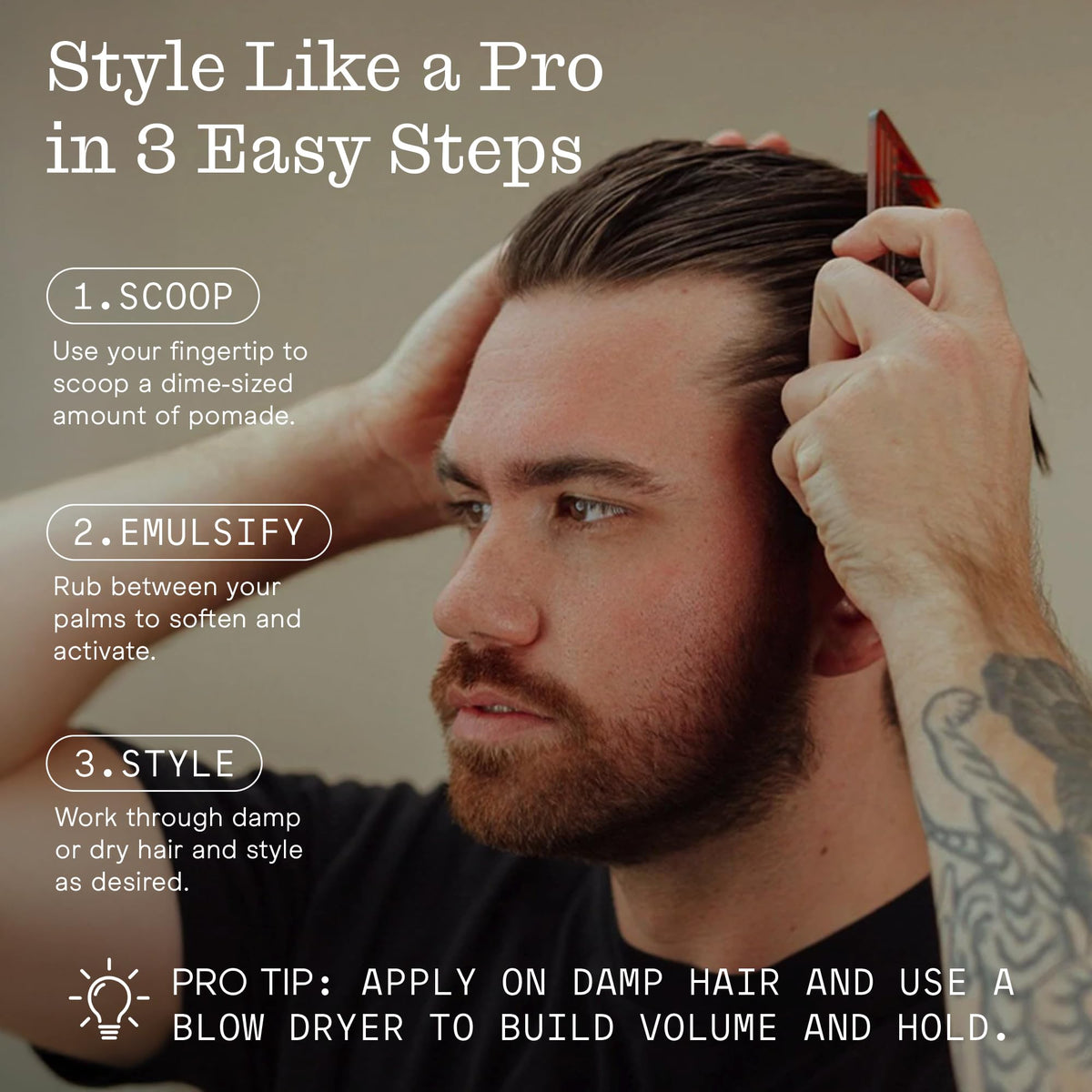 Firsthand Hair Clay Pomade eco-friendly packaging