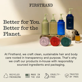 Firsthand Hair Clay Pomade with styling tools