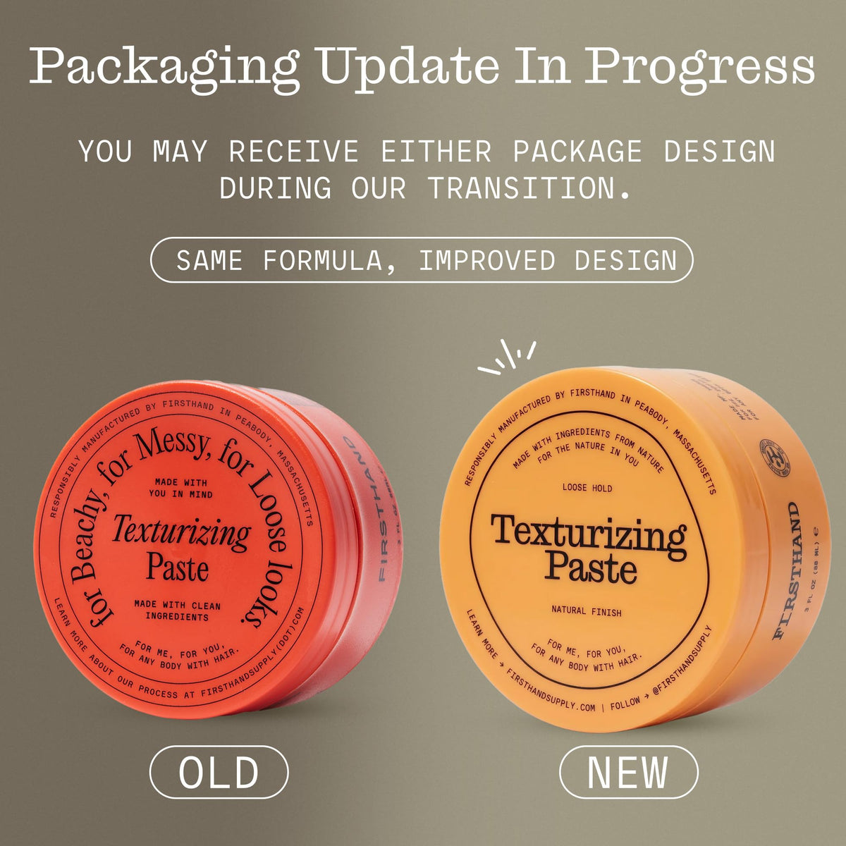 Firsthand Texturizing Paste 160g back view