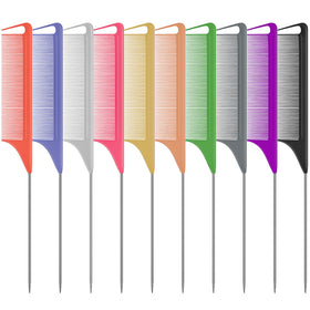 FIRSTPELLA 10 PCS Rat Tail Combs Set in various colors