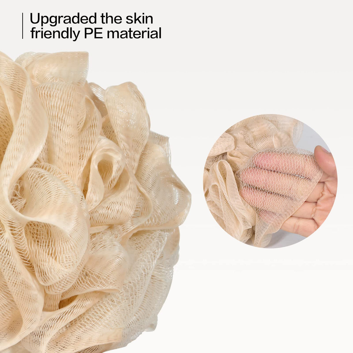 Fishent Loofah showing upgraded knotting technology