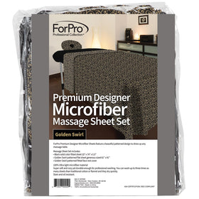 Fitted face rest cover from ForPro Microfiber Massage Sheet Set