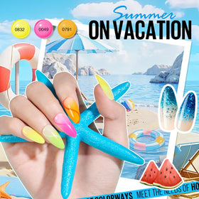 Five top coats included in MEFA Gel Nail Polish Kit
