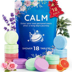 Fizzgarden 18-Pack Shower Steamers assorted scents packaging