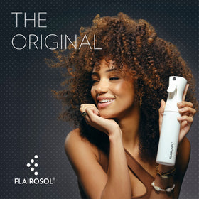 FLAIROSOL Continuous Mister Spray Bottle side view showing ergonomic design