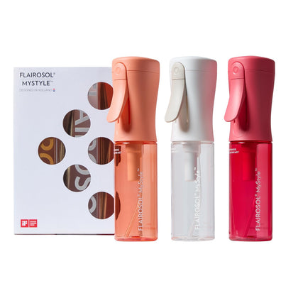 FLAIROSOL MyStyle Travel Spray Bottle 3 Pack front view