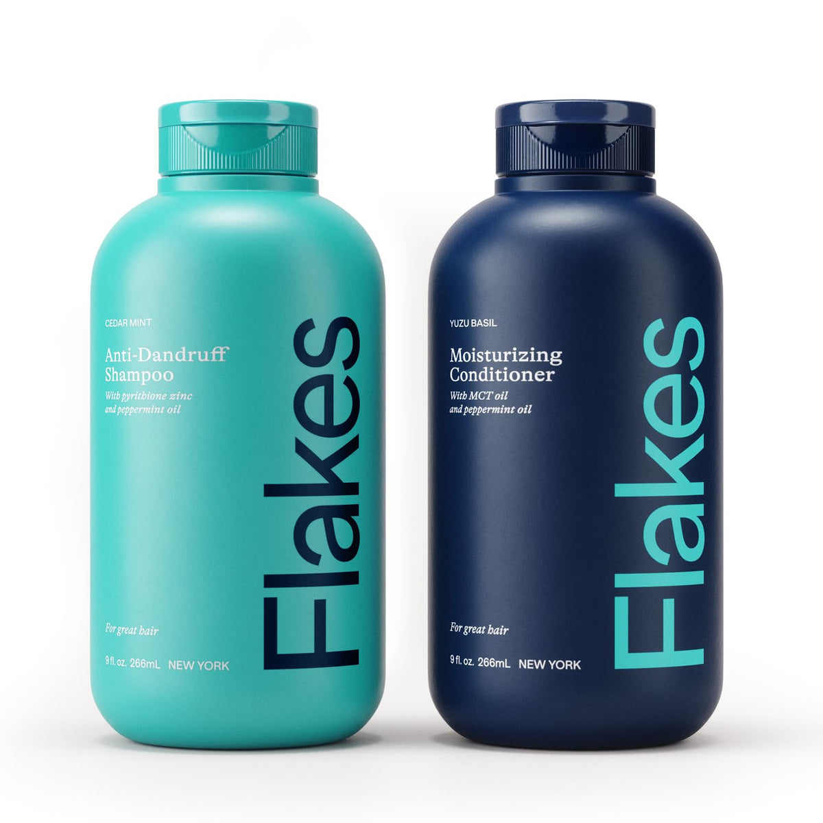 Flakes Anti Dandruff Shampoo bottle front view