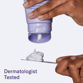 Flamingo Body Hair Removal Cream on clean skin application