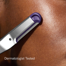 Flamingo Dermaplane Blades Refills showing individual blade design