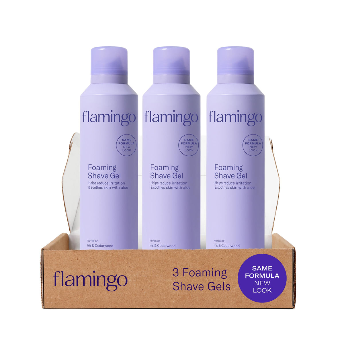 Flamingo Shaving Gel for Women 6.7 oz front view
