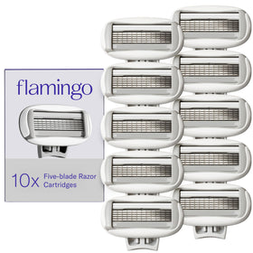 Flamingo Women's Razor Blade Refill Cartridges front view