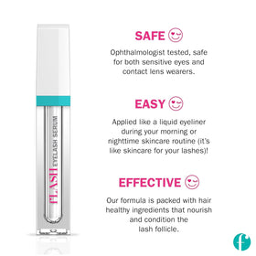 FLASHSERUM Eyelash Serum packaging details