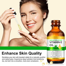 flasture Vitamin E Oil 75,000 IU bottle close-up