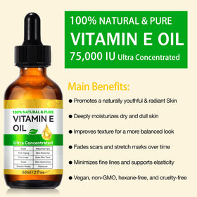 flasture Vitamin E Oil 75,000 IU lifestyle scene