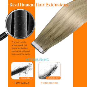 Flat iron styling Sunny Hair Tape in Extensions