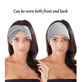 Flat lay of Jesries 10 PCS Extra Wide Turban Headbands