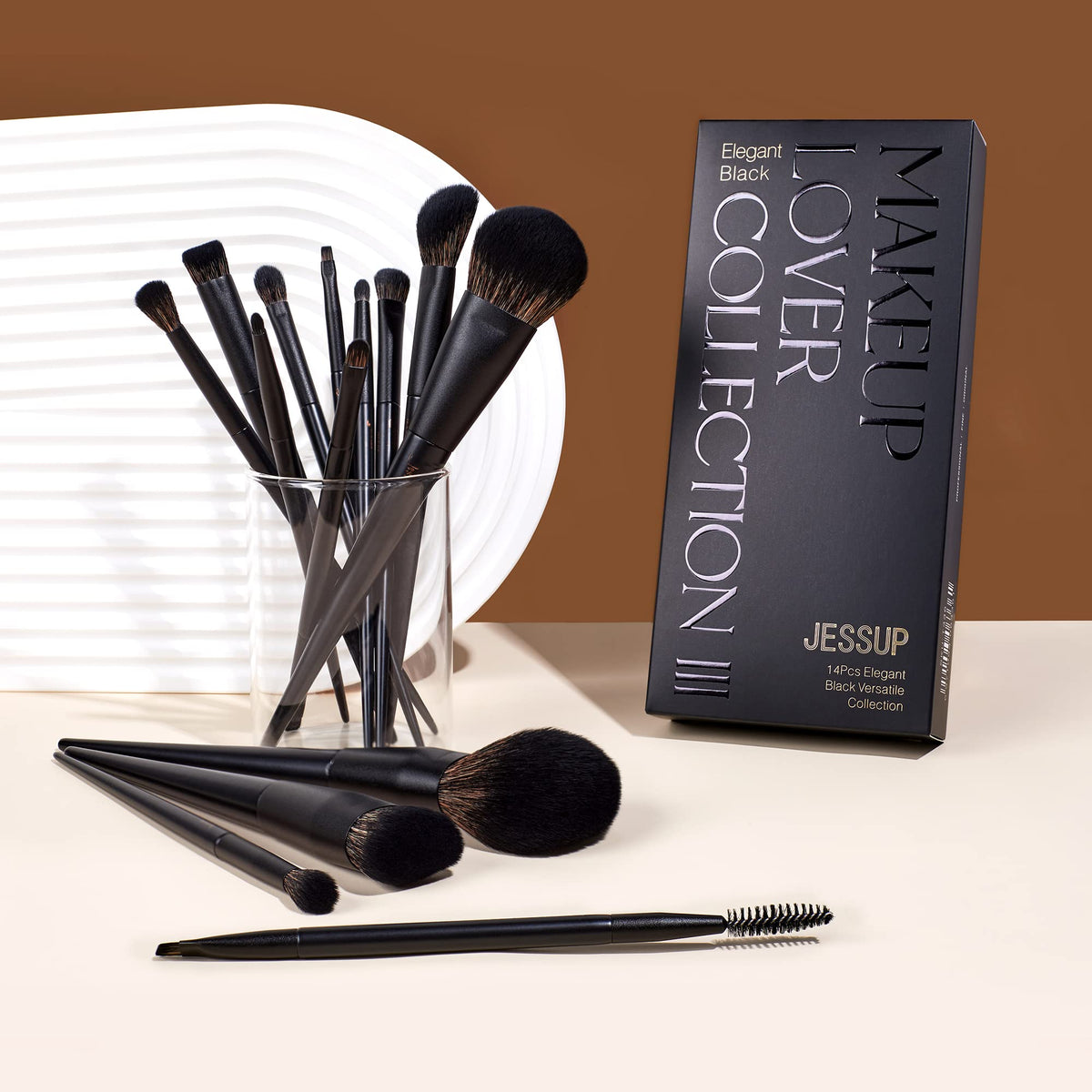 Flat liner brush from Jessup 14Pcs Makeup Brushes Set