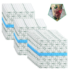Flatoedu 50 Pieces 6x6 in Waterproof Adhesive Bandages front view
