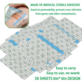 Flatoedu bandage showing grid lines for easy cutting