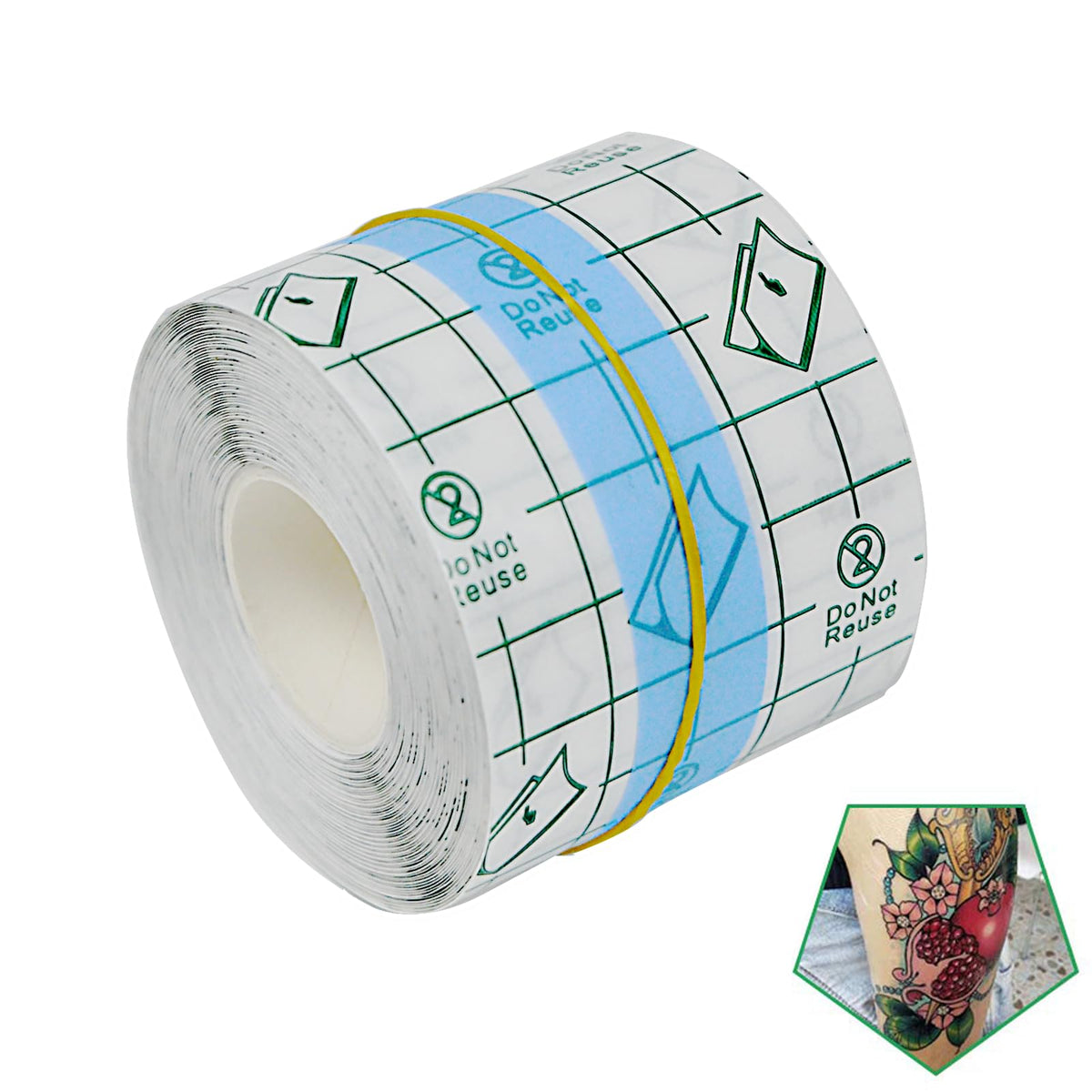 Flatoedu Tattoo Aftercare Bandage Roll 2" x 10 Yard front view