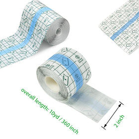 Flatoedu Tattoo Aftercare Bandage Roll in use during shower