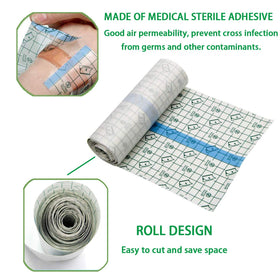 Flatoedu Tattoo Aftercare Bandage Roll packaging side view