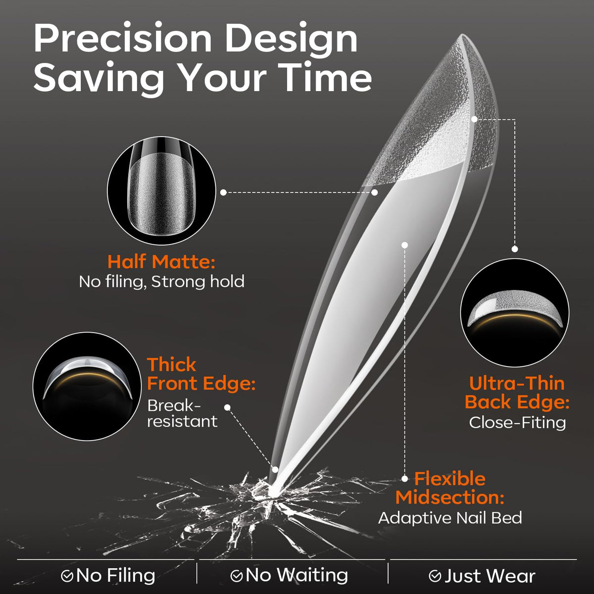 Flexible gooseneck lamp for precise nail curing