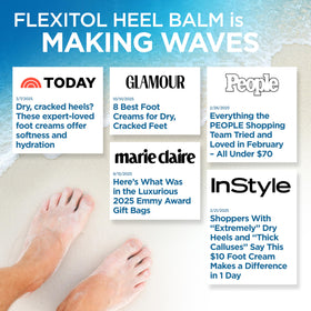 Flexitol Heel Balm in a lifestyle setting