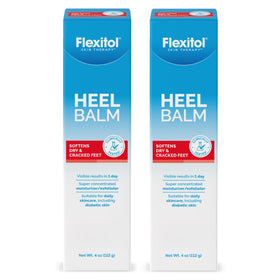 Flexitol Heel Balm Twin Pack front view with two 4 oz tubes