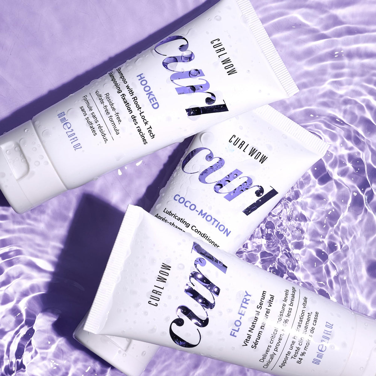 FLO-ETRY Serum designed to moisturize curly hair