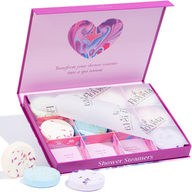 Flovista Aromatherapy Shower Steamers Gift Set with 12 tablets in assorted scents