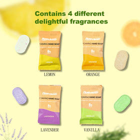 flowcheer Foaming Hand Soap Refill Tablets Lemon scent close-up