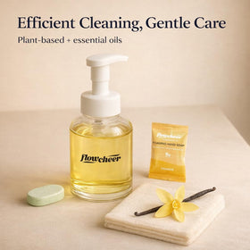 flowcheer foaming hand soap tablet pack showing five different scents