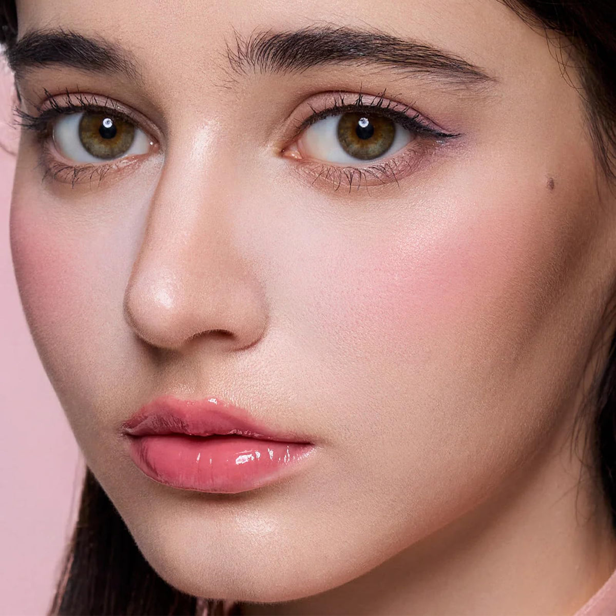 Flower Knows blush compact open displaying dual-tone blush